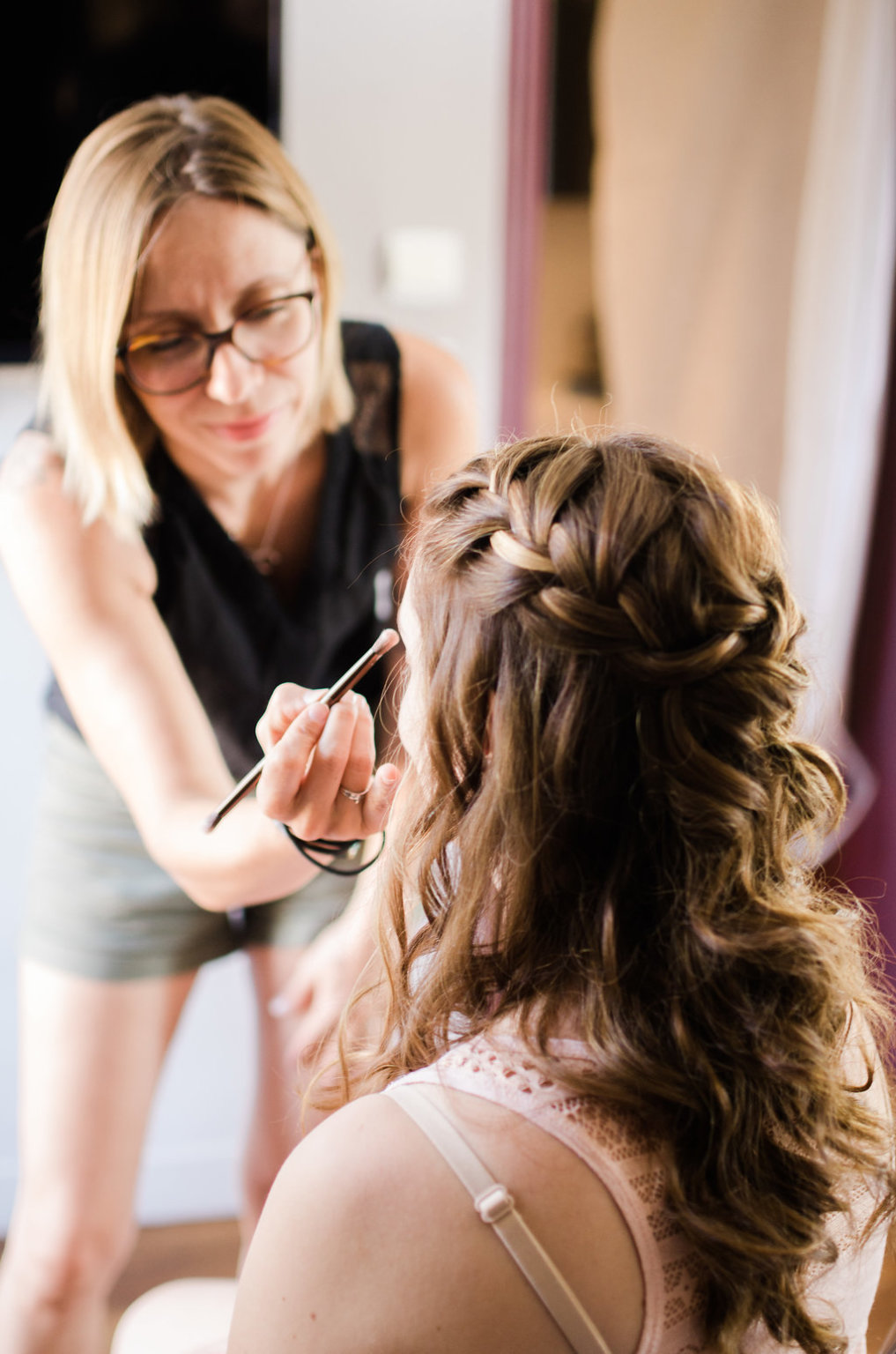 Coiffure élégante pour un événement